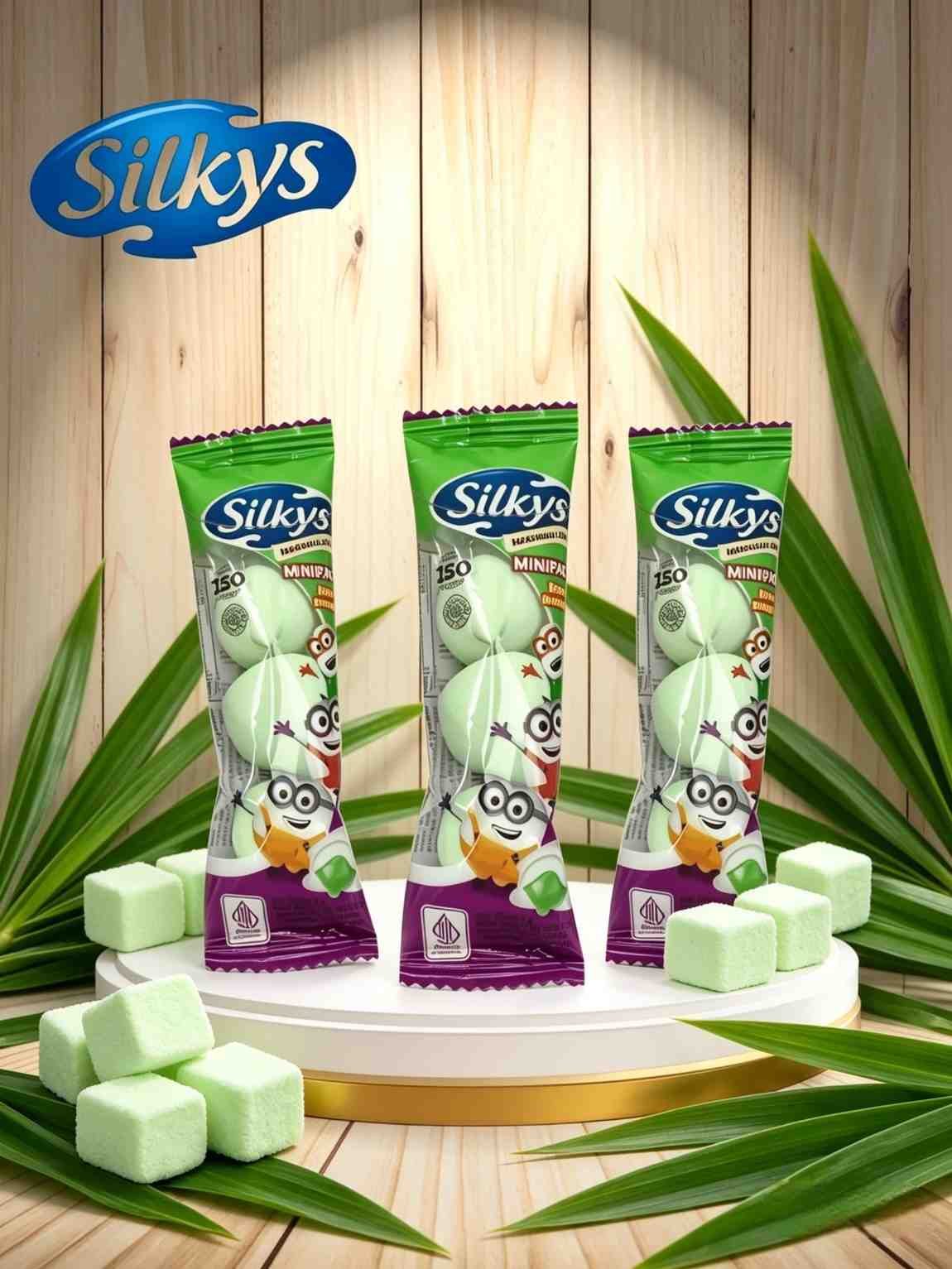 SILKYS MINIPAO PANDAN ( 12x20x7gr )