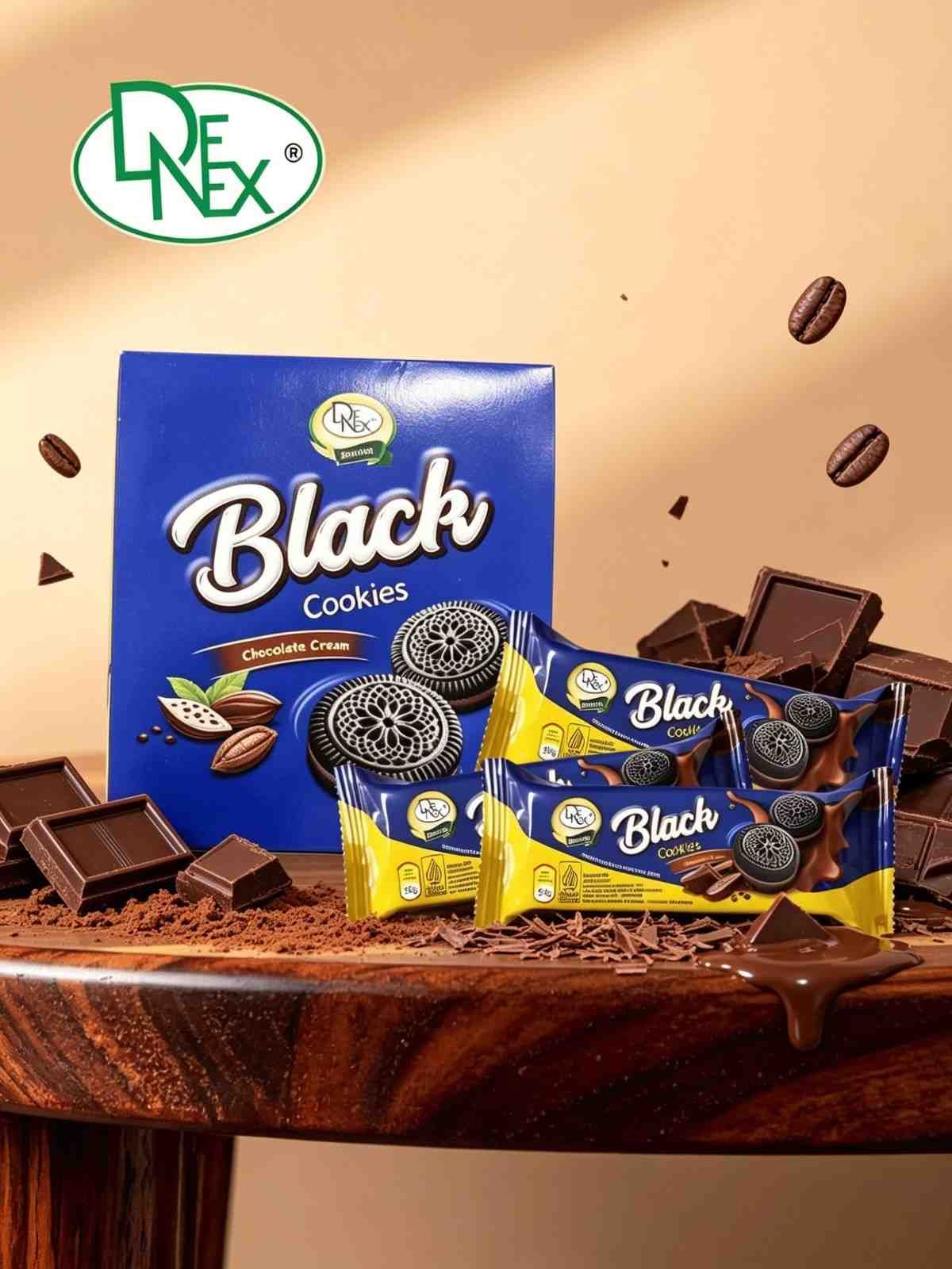 DENEX BLACK COKIES CHOCOLATE ( 12x12x50gr )