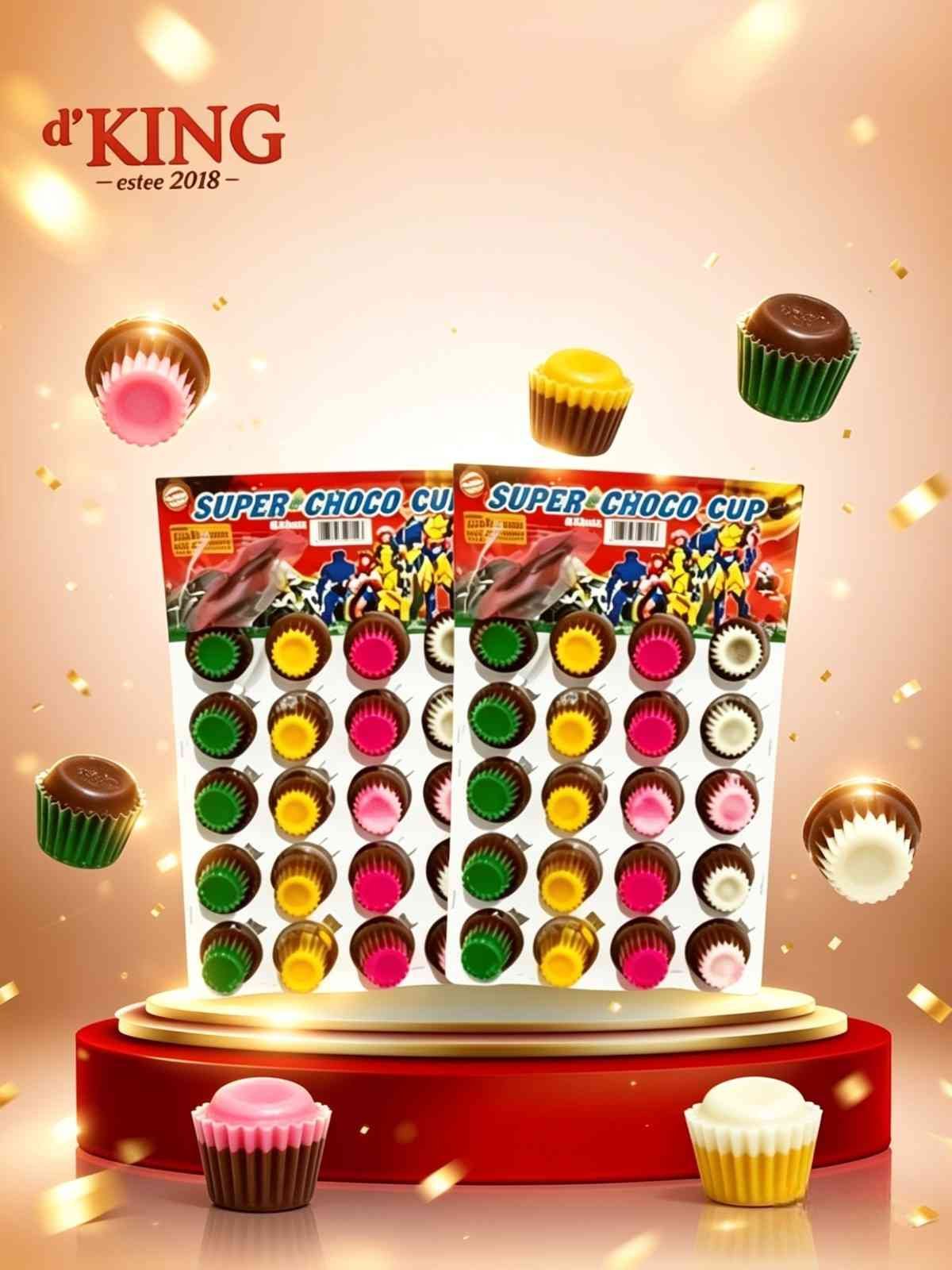 D'KING CHOCO CUP ( 4x20x10gr )