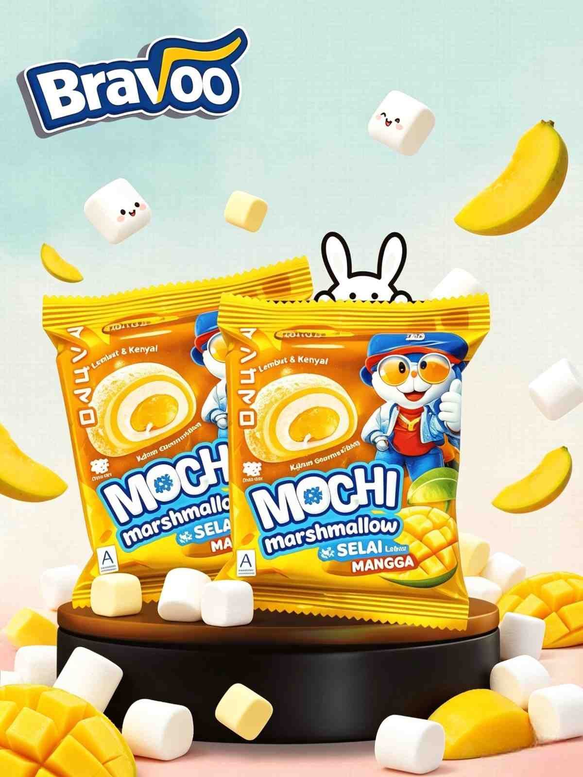 MOCHI MARSHMALLOW MANGO ( 6x8x25gr )