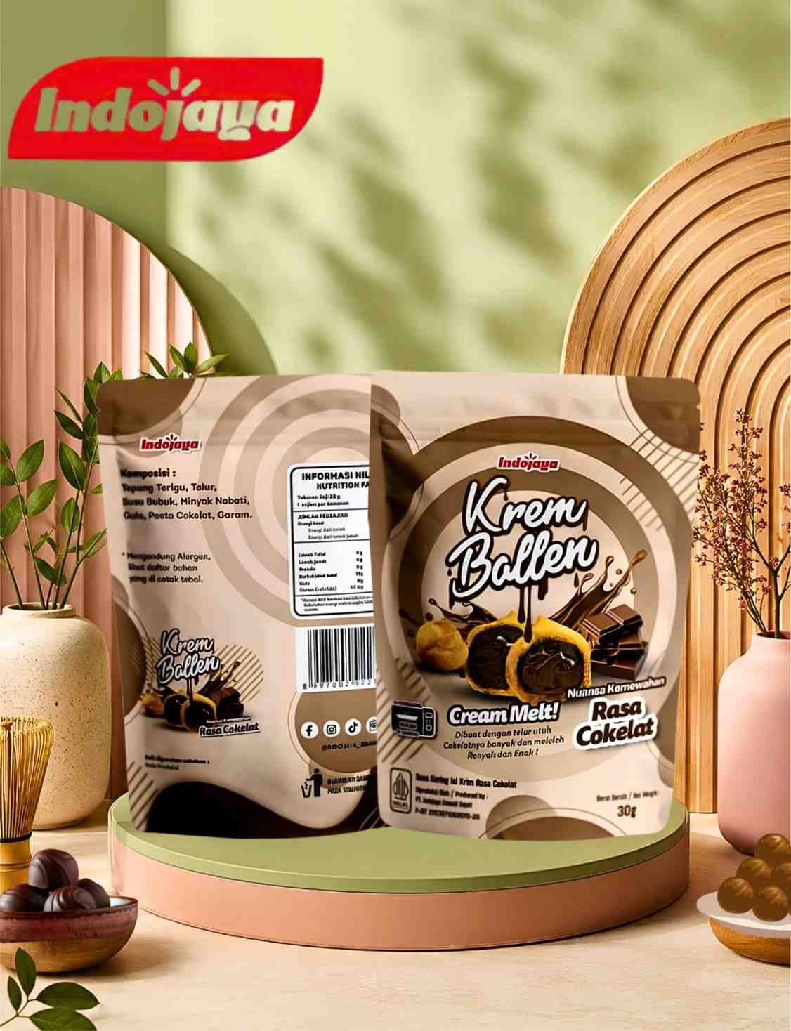 KREM BALLEN CHOCOLATE FLAVOR ( 6x10x33gr )