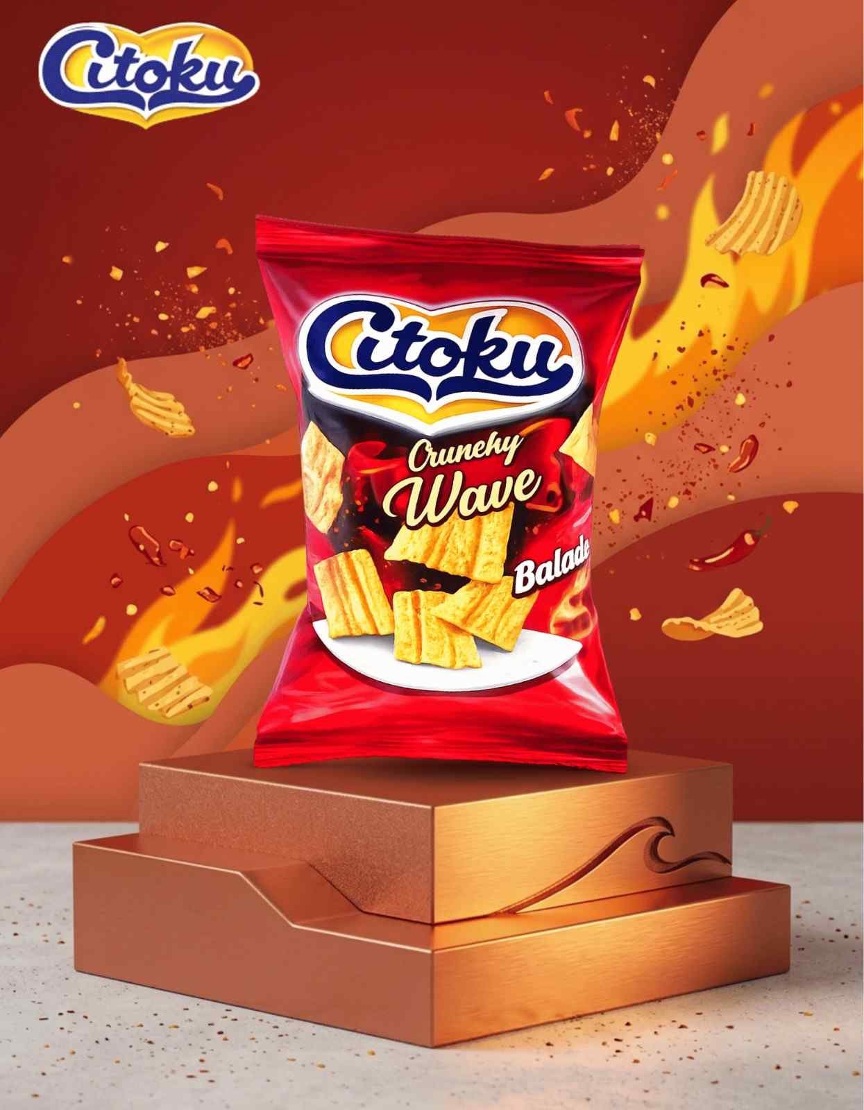 CITOKU CRUNCHY WAVE BALADO ( 4x10x20gr )