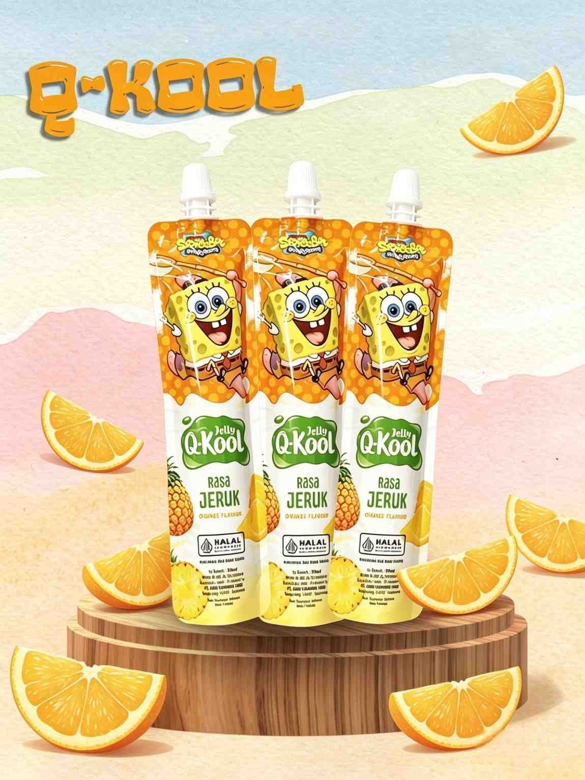 SIDORE JELLY Q-KOOL ORANGE ( 10 x 70ml )