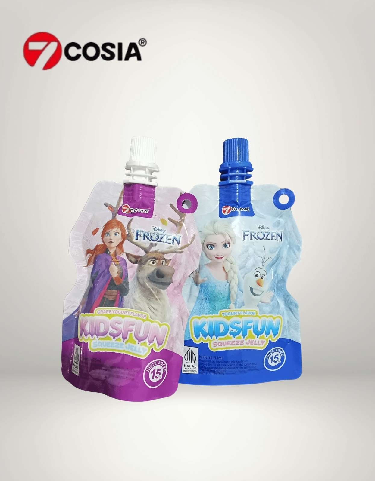 7COSIA KIDSFUN SQUEEZE JELLY YOGURT ( 15x10x75ml )