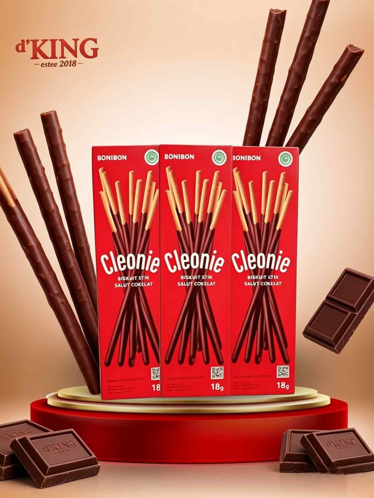 CLEONIE CHOCOLATE COATED STICKS ( 6x12x18gr )