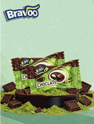 BRAVO CHOCOBALL MATCHA CHOCO ( 4X80x4gr )