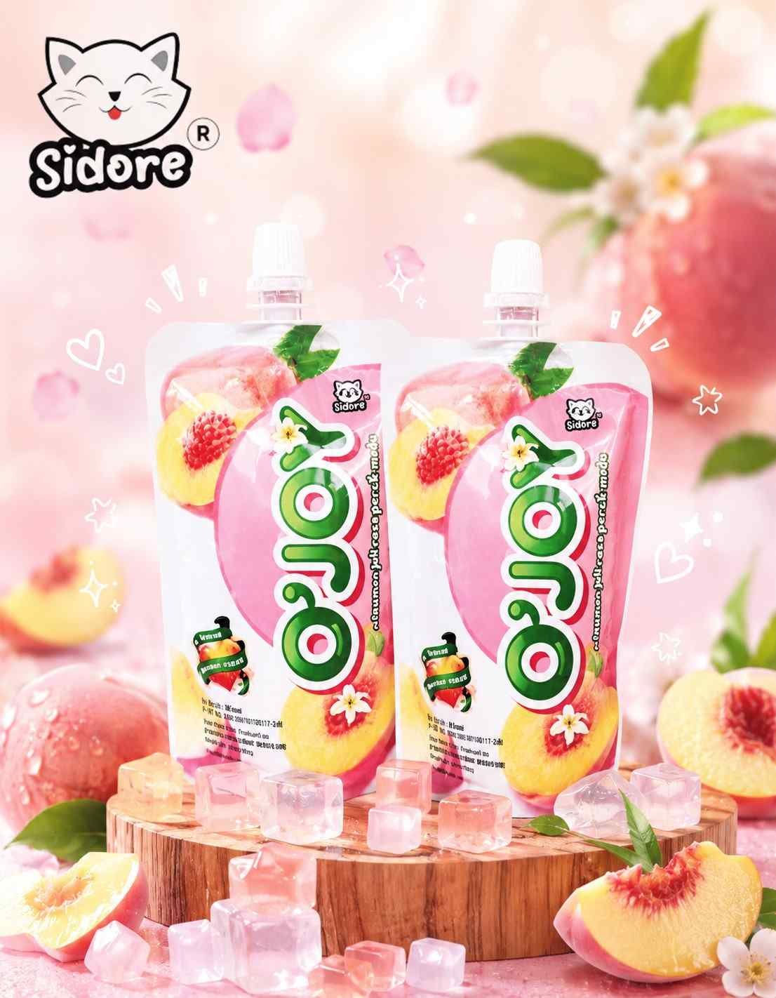 SIDORE OJOY HONEY PEACH ( 10 x 85ml )