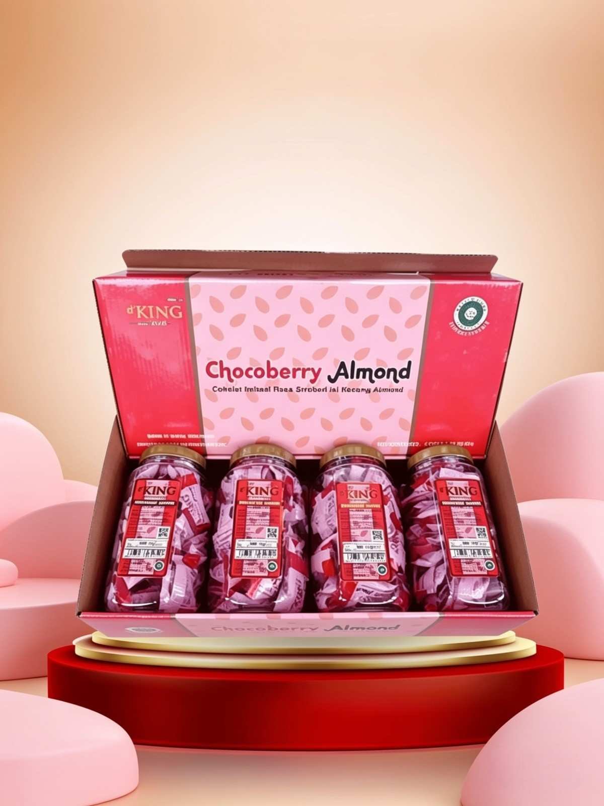 D'KING CHOCOBERRY ALMOND ( 4 x20x250gr )