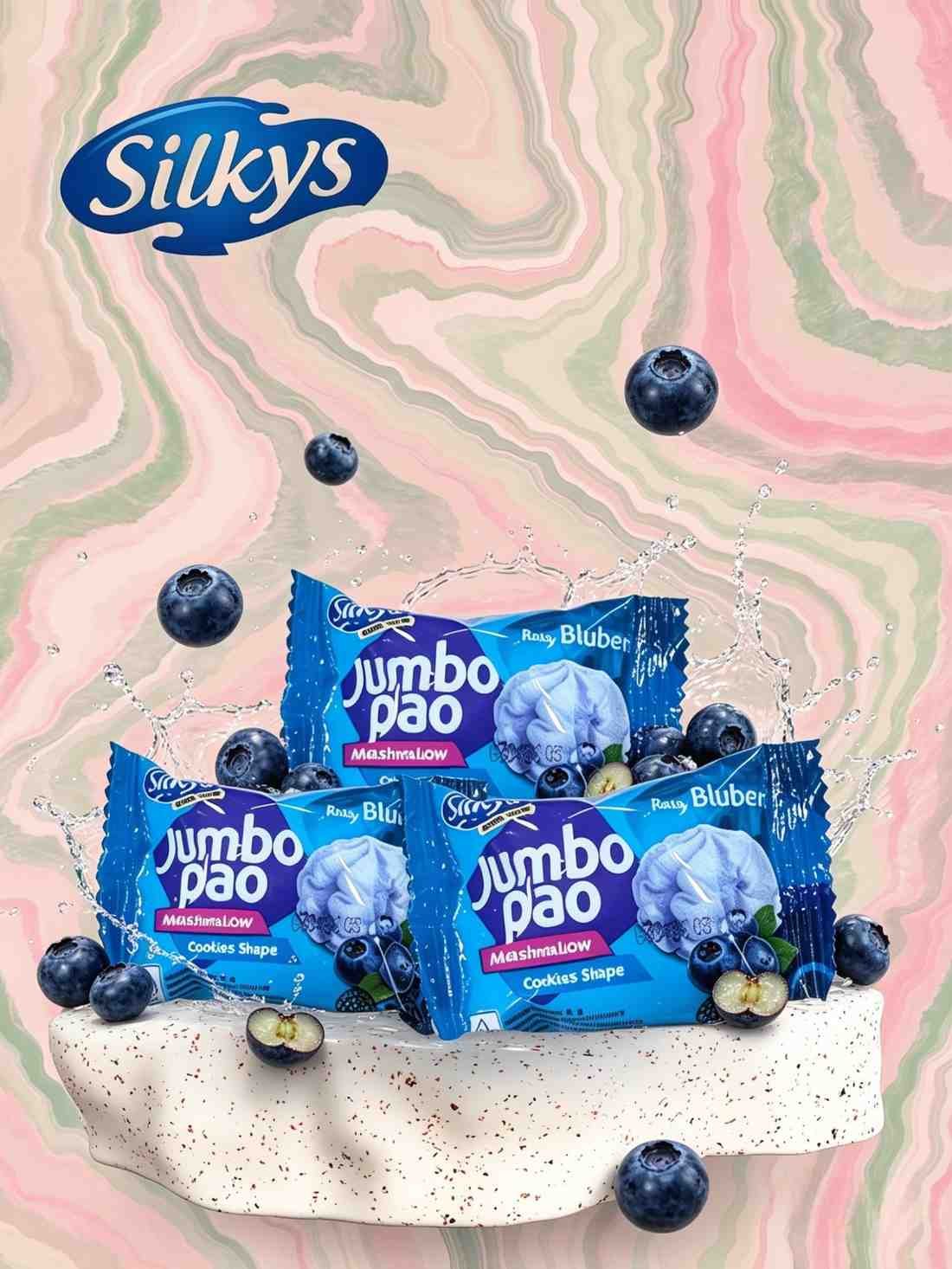 SILKYS JUMBO PAO BLUEBERRY ( 12x20x5gr )