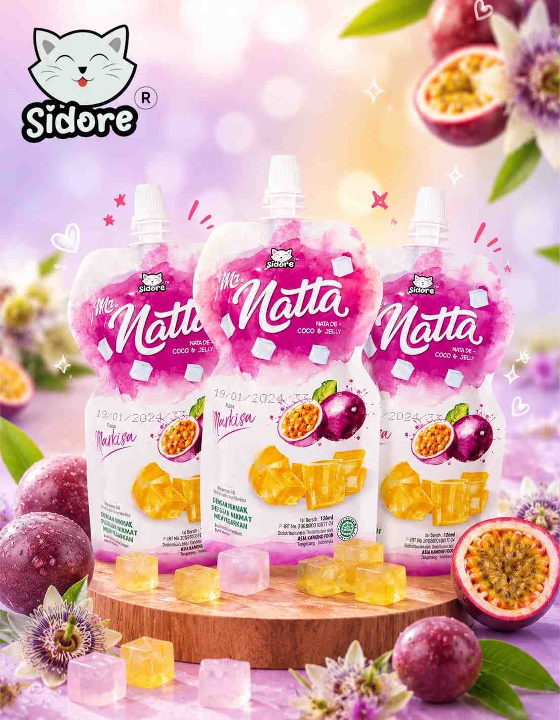 SIDORE MR NATA PASSION FRUIT ( 10 x 120ml )