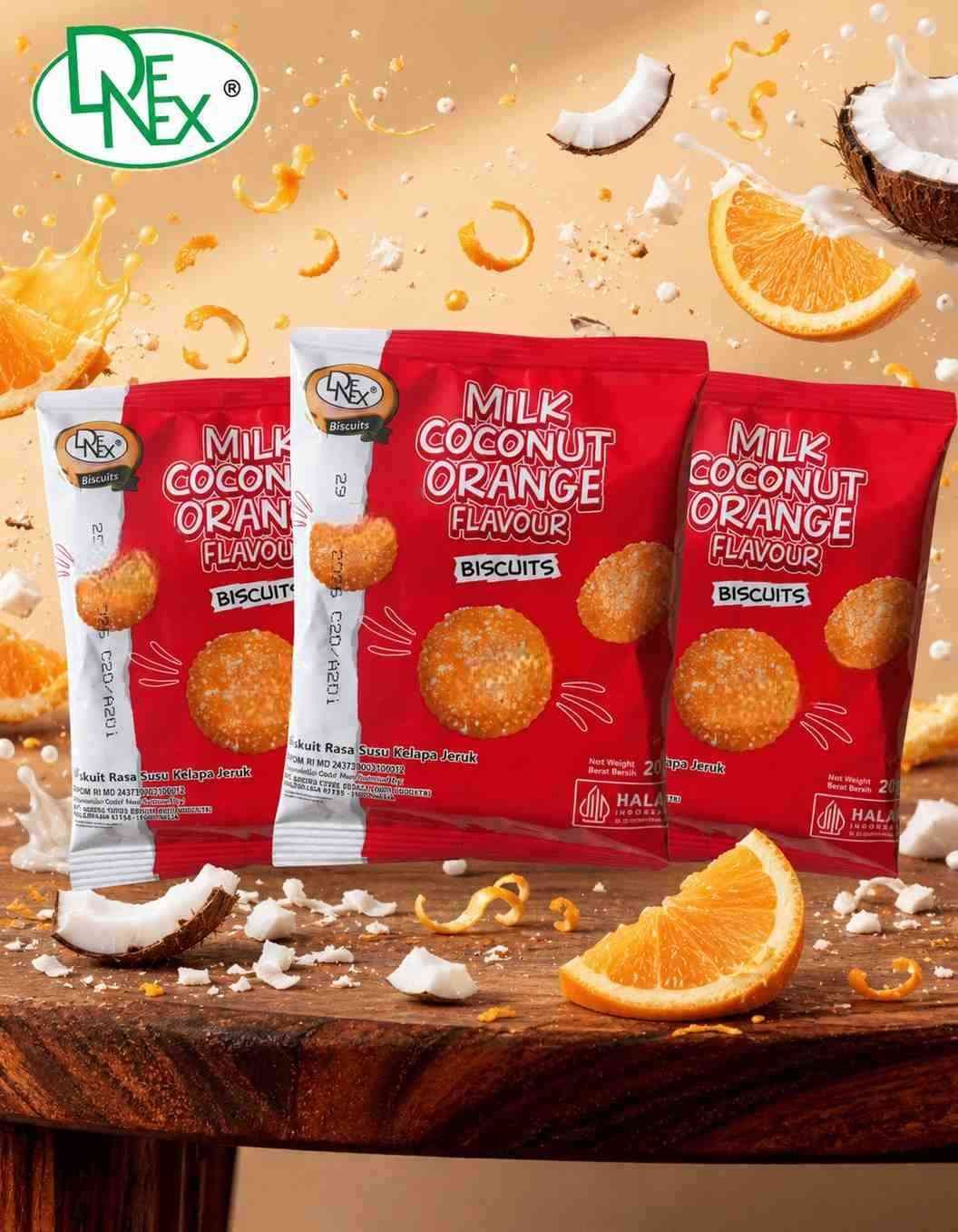DENEX MINI COCONUT ORANGE ( 6x10x18gr )