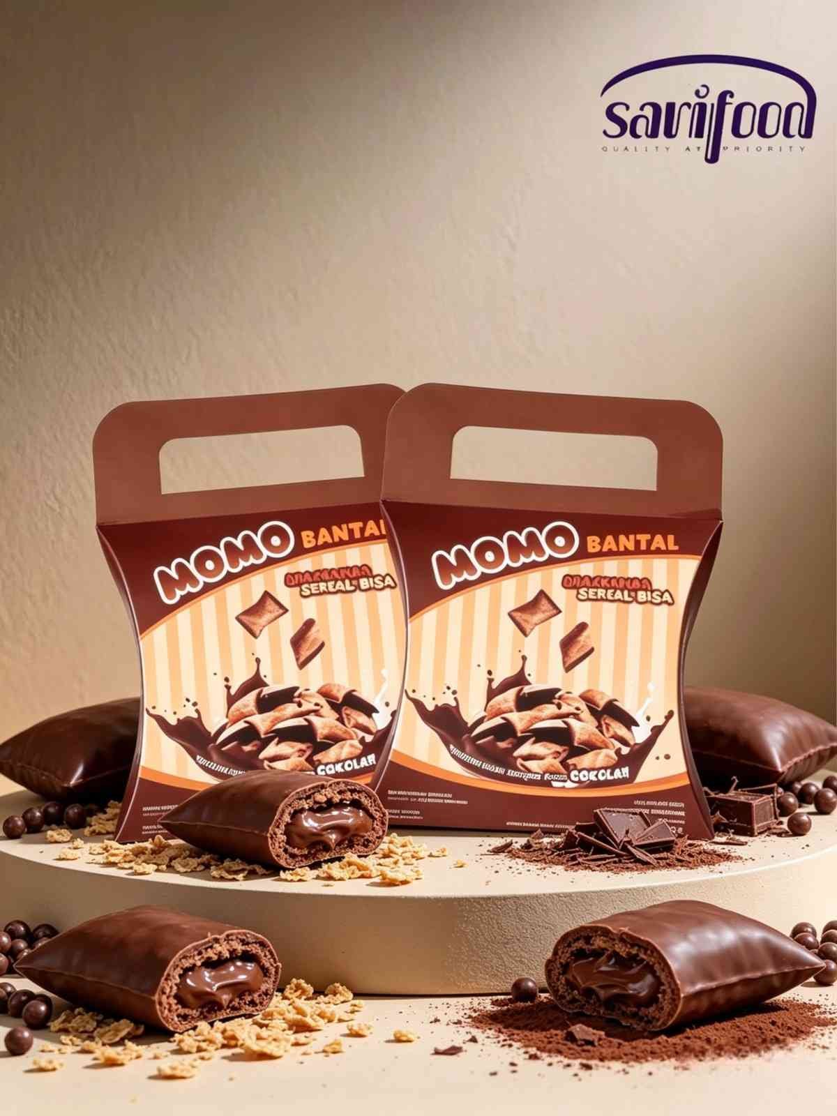 MOMO PILLOW CHOCOLATE ( 4x10x25gr )