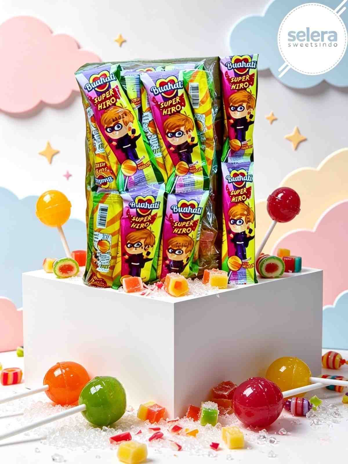 PIMPOM BUAH HATI RENTENG ( 8x30x6gr )