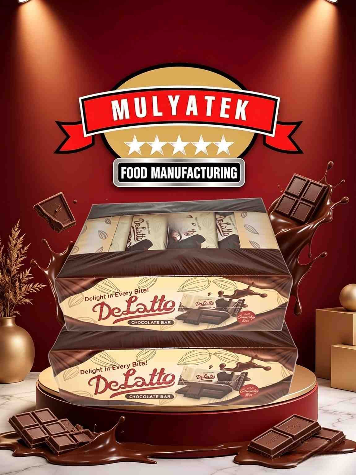 DELATTO CHOCOLATE BOX ( 12x20x12gr )